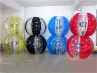 5 Foot Multi Colors Bubble Soccer Ball