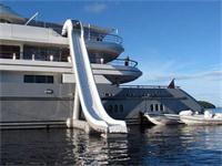 Super Yacht Slide Custom Inflatable Water Slide for Amusement Water Park