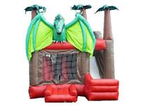 Durable 0.55mm PVC Tarpaulin Material Inflatable Pterodactyl  Castle for Zoo Park