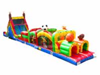 Sports Style Inflatable Obstacles Course