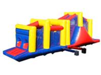 2 Parts Bouncy Assault Inflatable Course