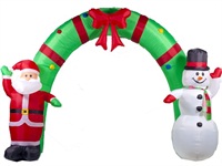 ​Inflatable Santa and Snowman Arch