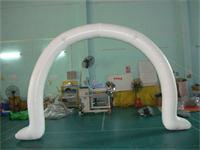 Individual Designed 0.6mm PVC Tarpaulin White Inflatable Arch